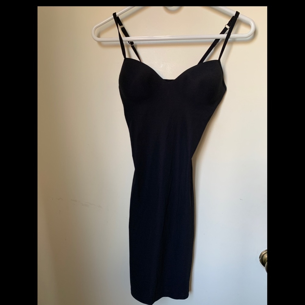 Hanro Allure Black Slip Dress Size 32C NWT
